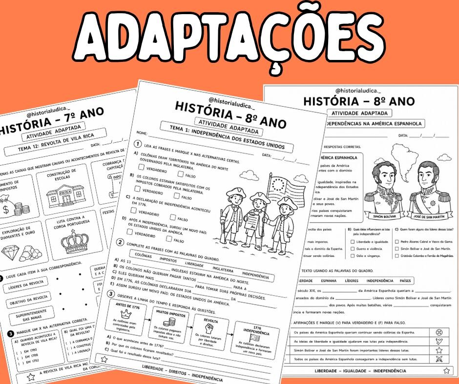 Combo Planos de aulas + atividades 8⁰ ano – 2⁰ Semestre - Imagem 4
