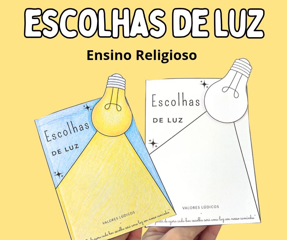 Atividade lúdica Boas Vindas - Ensino Religioso