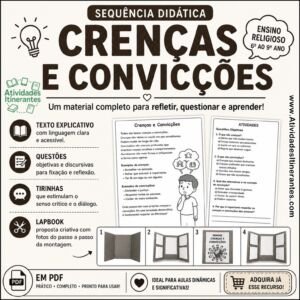 SEQUÊNCIA DIDÁTICA – CRENÇAS E CONVICÇÕES | ENSINO RELIGIOSO (6º ao 9º ANO)