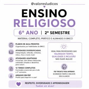 Ensino Religioso – 6º Ano (2º Semestre)