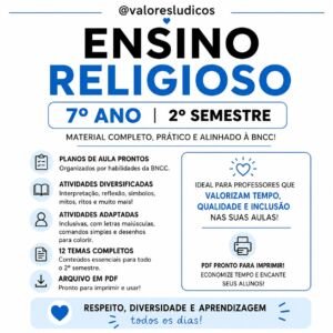 Ensino Religioso – 7º Ano (2º Semestre)