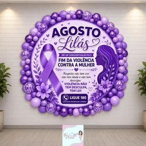 PAINEL AGOSTO LILÁS