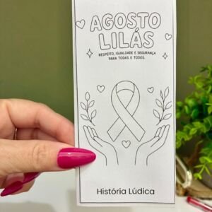 Folheto Educativo Agosto lilás