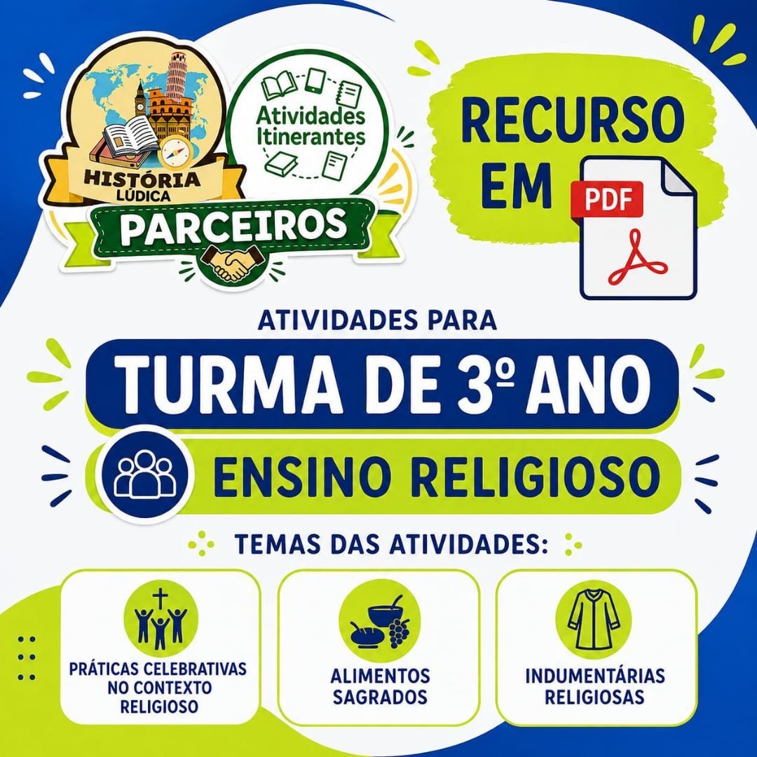 Alimentos Sagrados Indumentárias 3⁰ ano