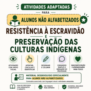 ATIVIDADE ADAPTADA – RESISTÊNCIA À ESCRAVIDÃO E PRESERVAÇÃO DAS CULTURAS INDÍGENAS