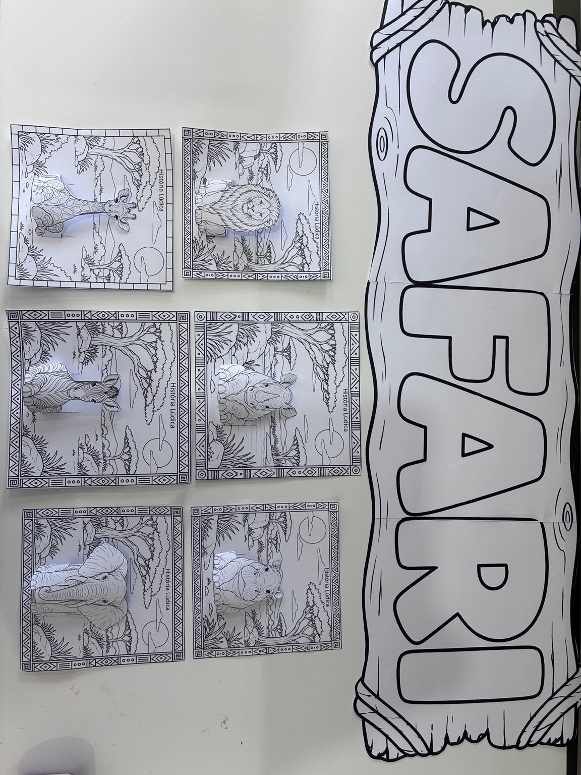 SAFARI – Fauna Africana para colorir - Imagem 5
