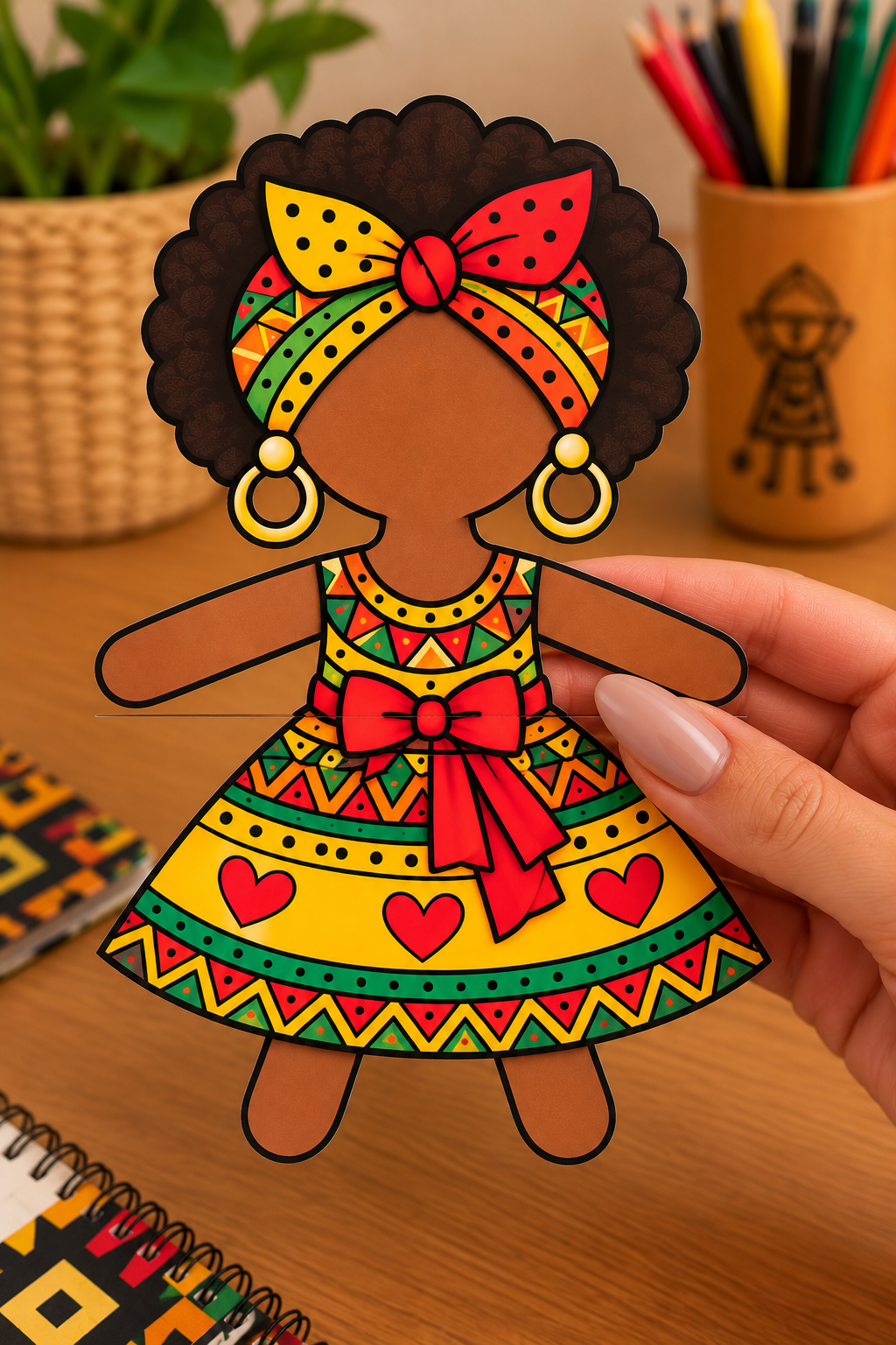 Varal bonecas Abayomi - Imagem 3